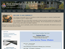 Tablet Screenshot of firstuucolumbus.org